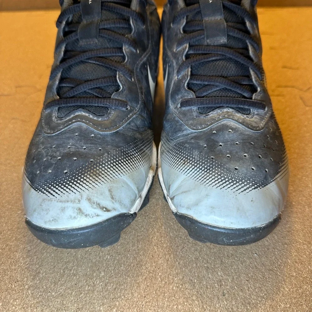 Nike Kids Alpha Huarache NXT Baseball Cleats Black‎ White DJ6525-011 Size 6Y
